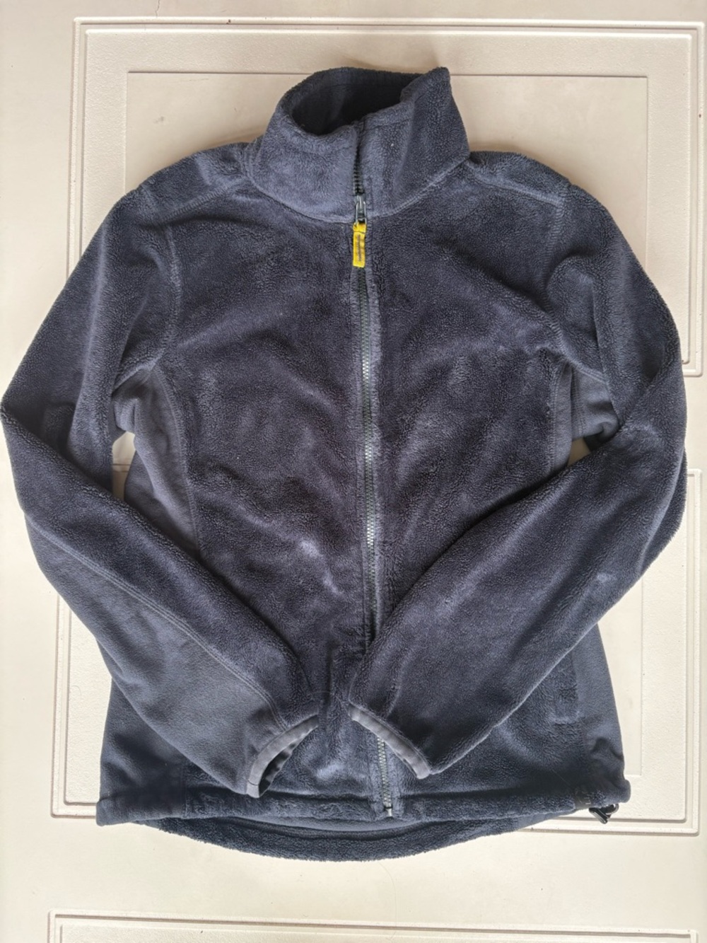 L.L. Bean Women’s Full Zip Fleece Gray/Blue Size XS